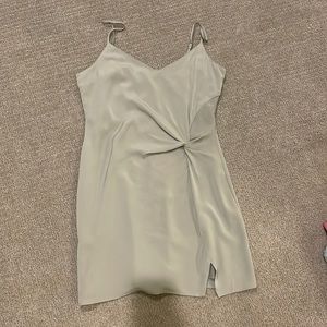 Abercrombie sage green mini dress